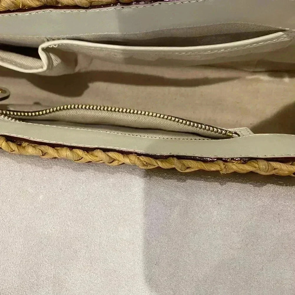 GiGi New York Snake skin Embossed Large Tote, color Taupe - Picture 9 of 9